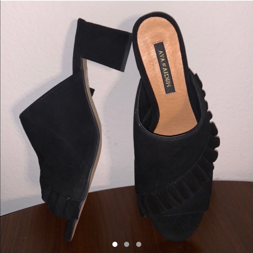 Cute mules in box